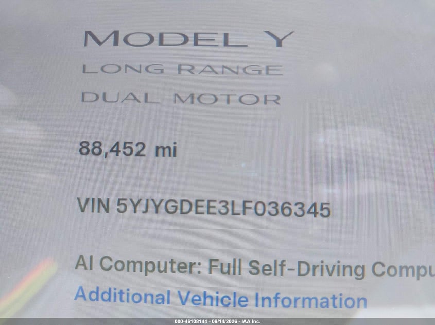 TESLA MODEL Y - zdjęcie 15