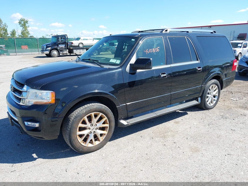Vin: 1fmjk2at2hea49987, lot: 46607872, ford expedition el limited 20172