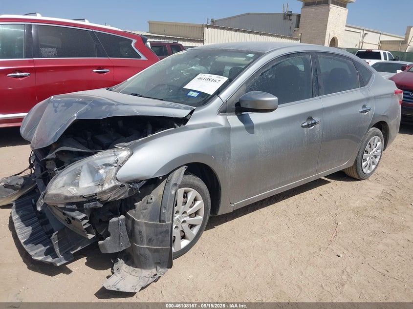 Vin: 3n1ab7ap2ey335599, lot: 46607883, nissan sentra sv 20142