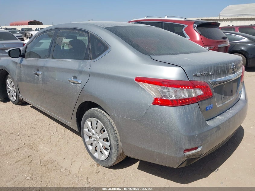 Vin: 3n1ab7ap2ey335599, lot: 46607883, nissan sentra sv 20143