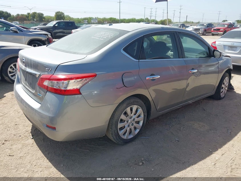 Vin: 3n1ab7ap2ey335599, lot: 46607883, nissan sentra sv 20144