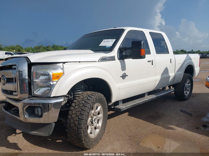 Vin: 1ft7w2bt6gea87867, lot: 46607888, ford f-250 lariat 20162