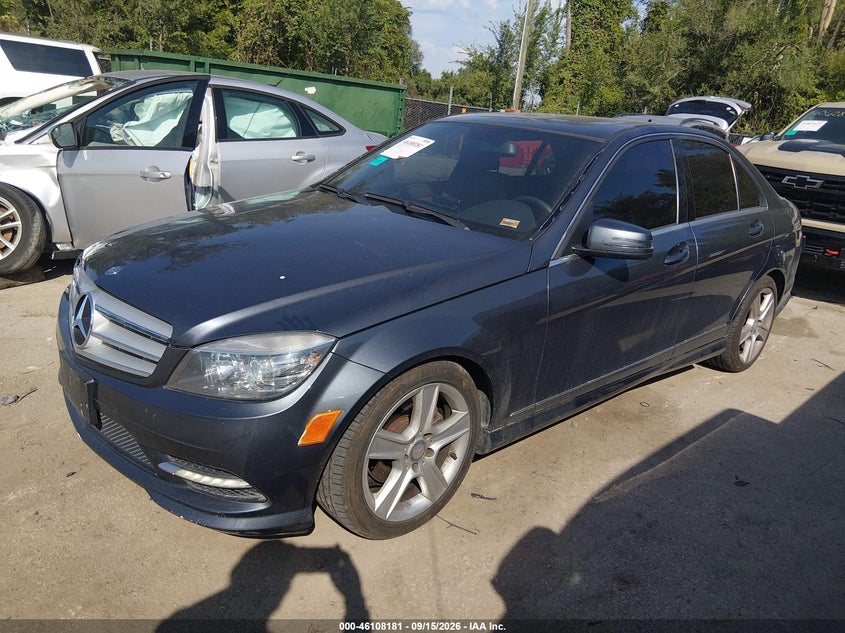 Vin: wddgf8bb0br179395, lot: 46607897, mercedes-benz c 300 sport 4matic 20112