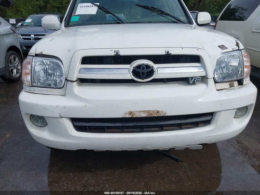 TOYOTA SEQUOIA 2005 VIN 5TDBT44A45S235676