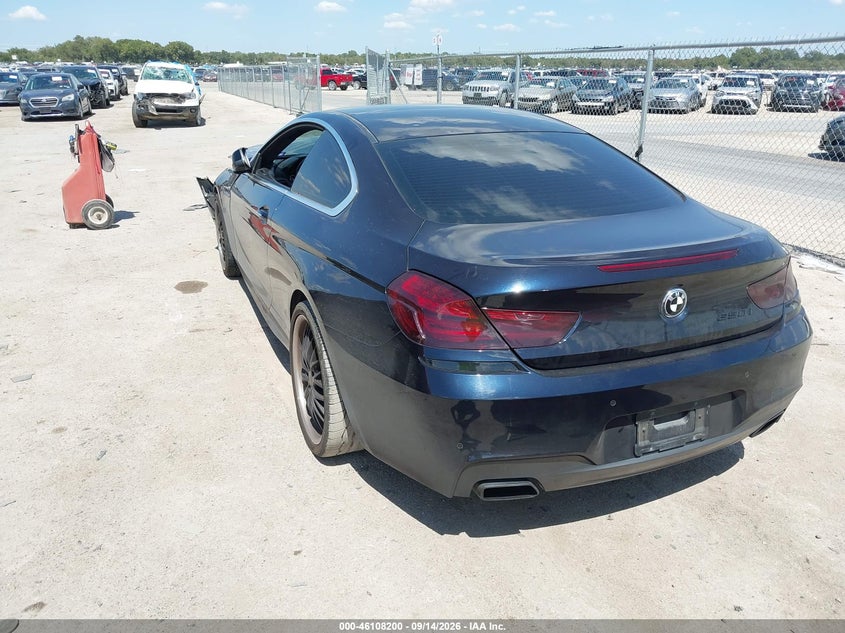 Vin: wbalx3c54cdv77805, lot: 46607916, bmw 650i 20123