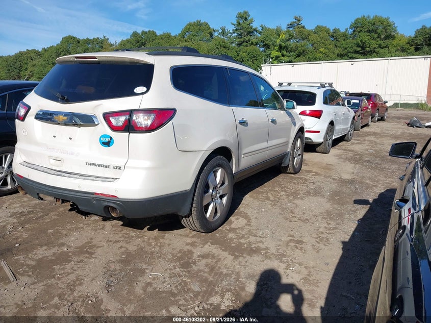 Vin: 1gnkvjkd4ej296066, lot: 46607918, chevrolet traverse ltz 20144