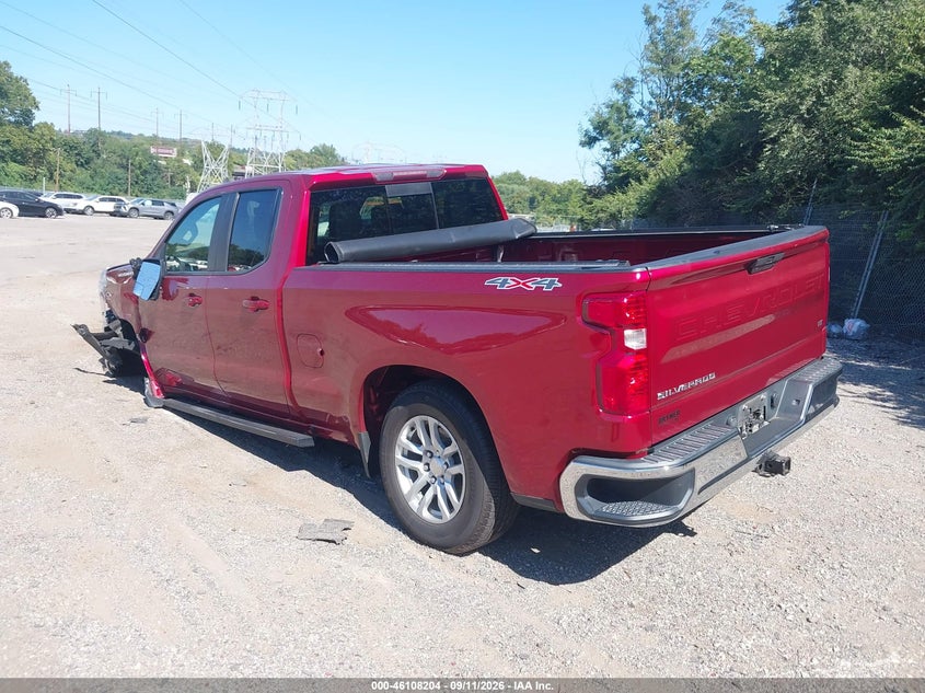 Vin: 1gcryded2lz297937, lot: 46607920, chevrolet silverado 1500 4wd  standard bed lt 20203