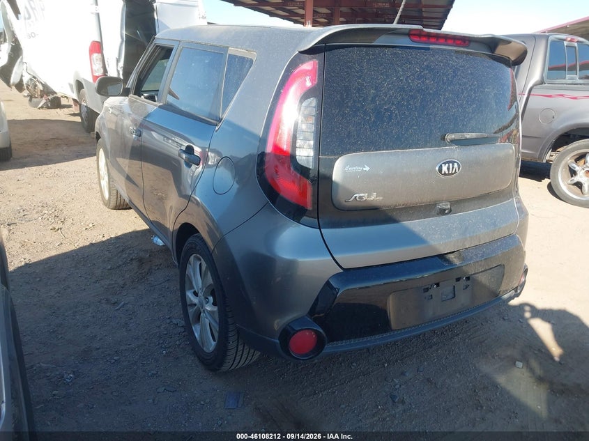 Vin: kndjp3a59g7272639, lot: 46607928, kia soul + 20163