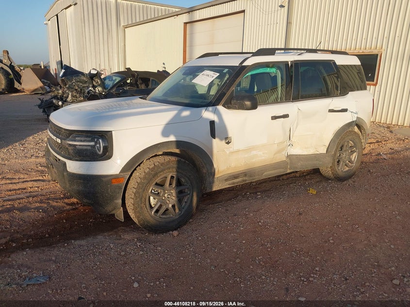 Vin: 3fmcr9bn8tre62273, lot: 46607934, ford bronco sport big bend 20262