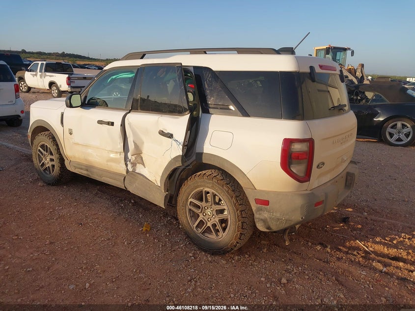 Vin: 3fmcr9bn8tre62273, lot: 46607934, ford bronco sport big bend 20263