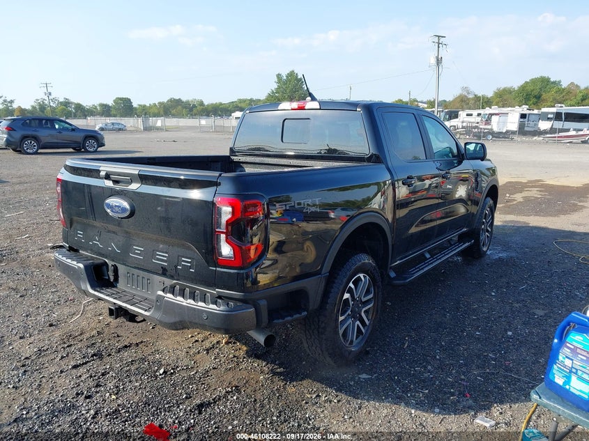 Vin: 1fter4kp1tle08278, lot: 46607938, ford ranger lariat 20264