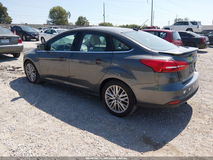 Vin: 1fadp3j24jl323634, lot: 46607947, ford focus titanium 20183