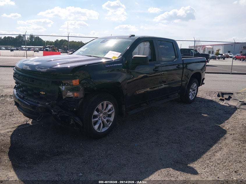 Vin: 1gcpabek1rz198680, lot: 46607965, chevrolet silverado 1500 2wd  short bed custom 20242