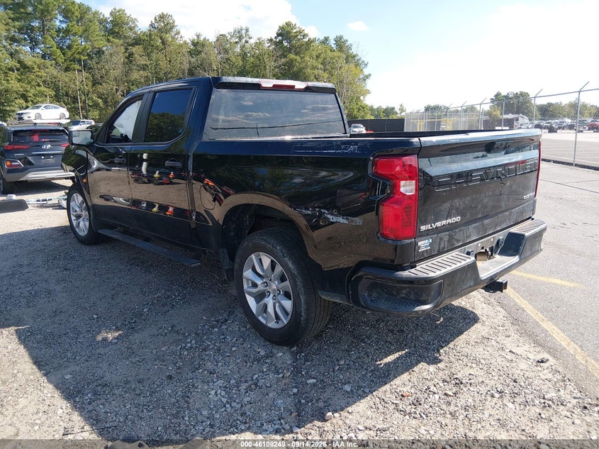 Vin: 1gcpabek1rz198680, lot: 46607965, chevrolet silverado 1500 2wd  short bed custom 20243