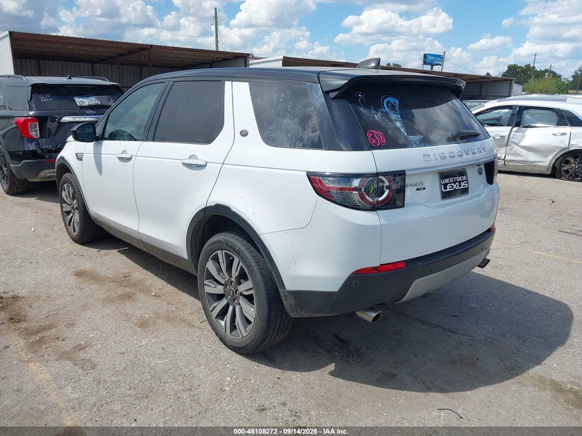 Vin: salct2rx8jh746210, lot: 46607988, land rover discovery sport hse lux 20183