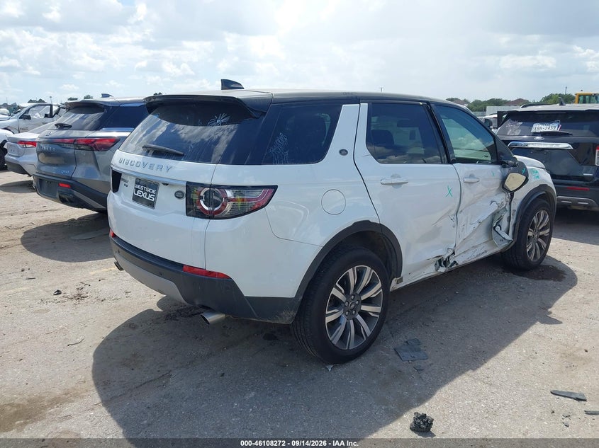 Vin: salct2rx8jh746210, lot: 46607988, land rover discovery sport hse lux 20184