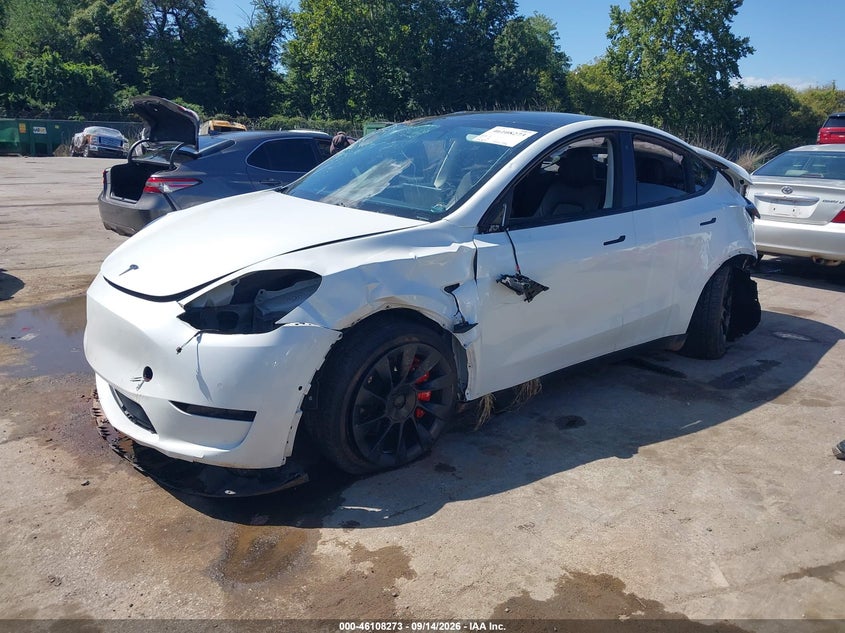 Vin: 5yjygdee7lf036901, lot: 46607989, tesla model y long range dual motor all-wheel drive 20202