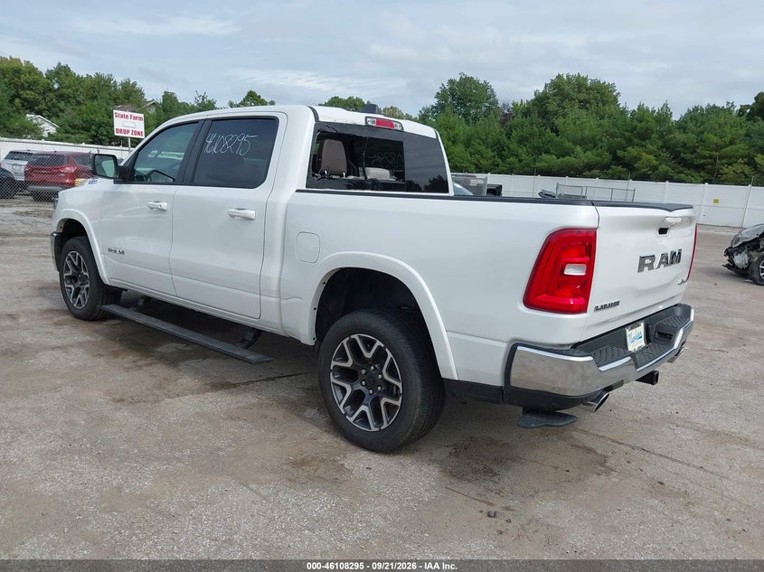Vin: 1c6srfjp1sn730980, lot: 46608011, ram 1500 laramie  4x4 5'7 box 20253