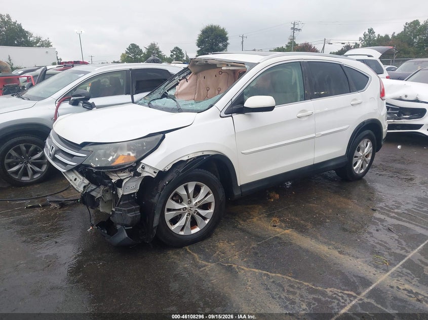 Vin: 5j6rm3h71dl037006, lot: 46608012, honda cr-v ex-l 20132