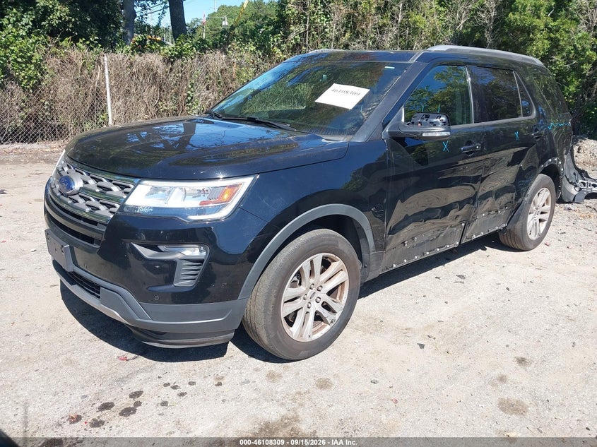 Vin: 1fm5k8dh2jga61255, lot: 46608025, ford explorer xlt 20182