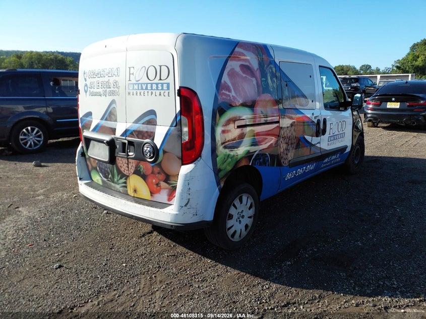 Vin: 3c6trvbg0ke562721, lot: 46608031, ram promaster 1500 high roof 136 wb 20194
