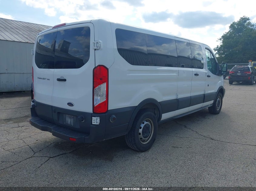 Vin: 1fbzx2zm2jkb36077, lot: 46608032, ford transit-350 xl 20184