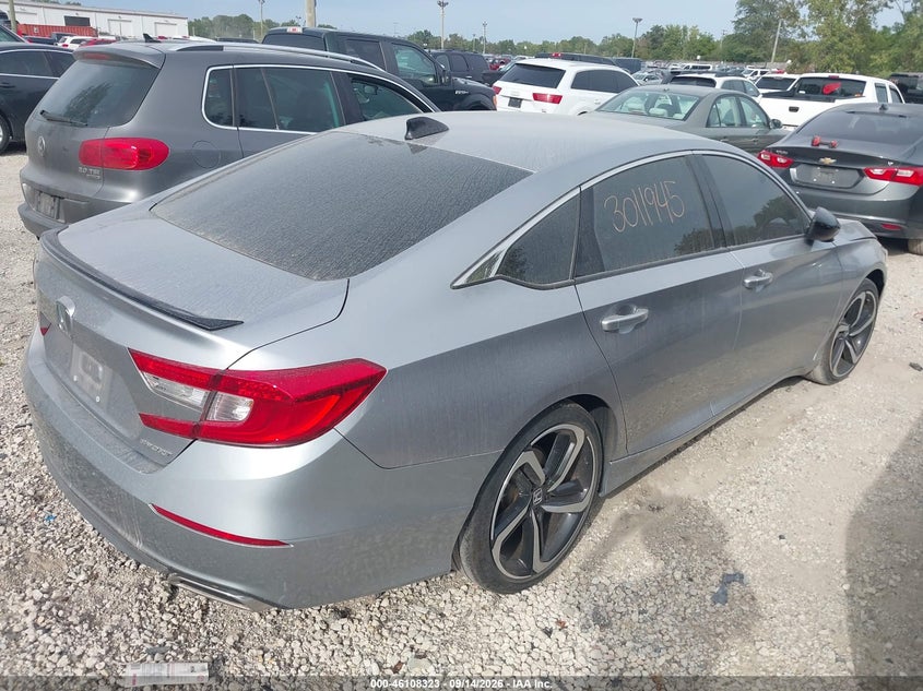Vin: 1hgcv1f34na079262, lot: 46608039, honda accord sport 20224
