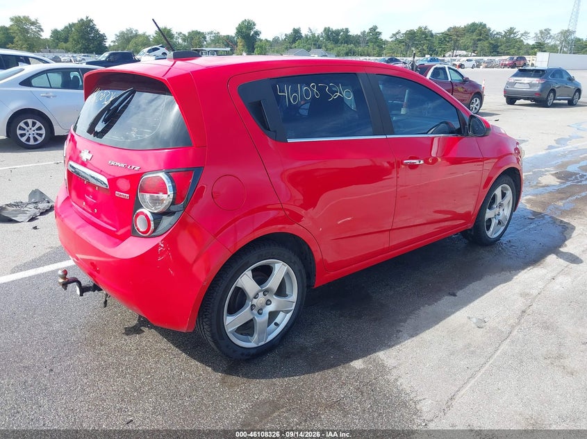 Vin: 1g1je6sb1f4186777, lot: 46608042, chevrolet sonic ltz auto 20154