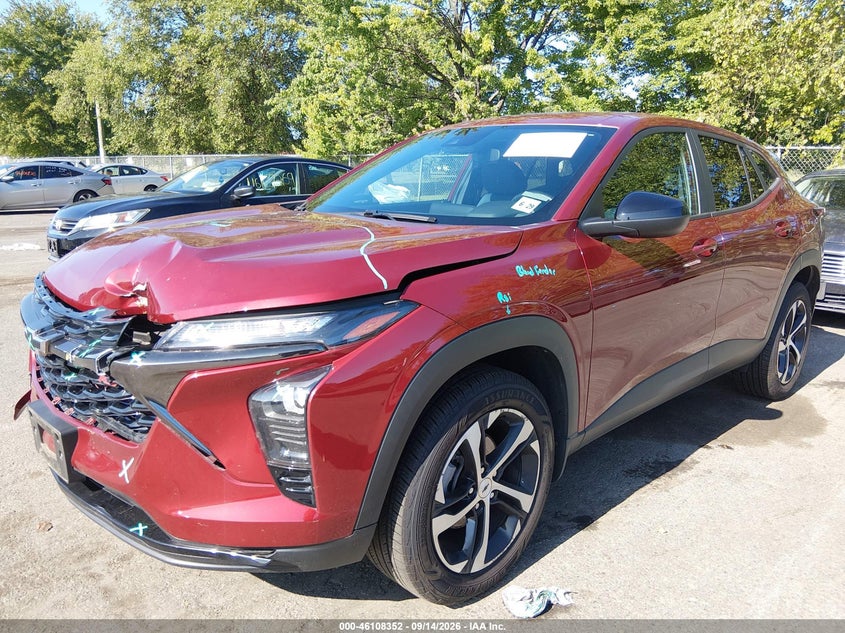 Vin: kl77lgep7sc022838, lot: 46608068, chevrolet trax fwd 1rs 20252