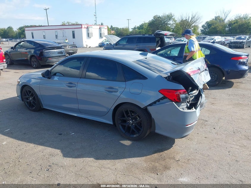 Vin: 2hgfe2f51rh555401, lot: 46608081, honda civic sport 20243
