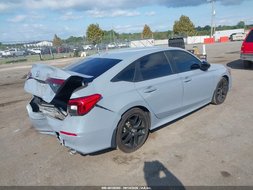 Vin: 2hgfe2f51rh555401, lot: 46608081, honda civic sport 20244