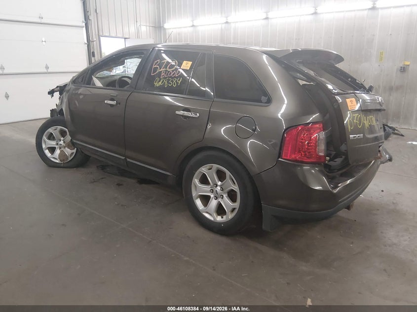 Vin: 2fmdk4jc8bba74341, lot: 46608100, ford edge sel 20113
