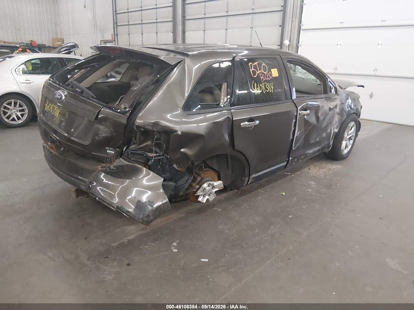 Vin: 2fmdk4jc8bba74341, lot: 46608100, ford edge sel 20114