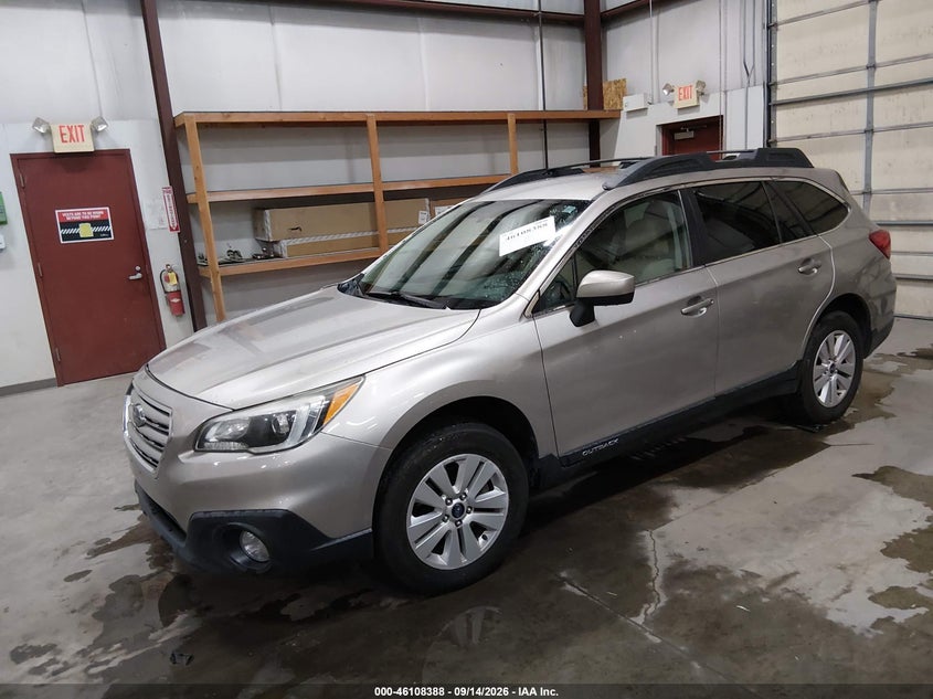 Vin: 4s4bsacc2g3353374, lot: 46608104, subaru outback 2.5i premium 20162