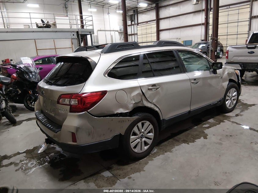 Vin: 4s4bsacc2g3353374, lot: 46608104, subaru outback 2.5i premium 20164