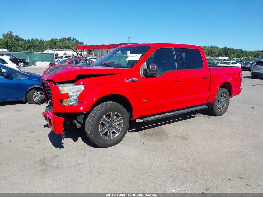 Vin: 1ftew1cp7ffc87958, lot: 46608107, ford f-150 xlt 20152