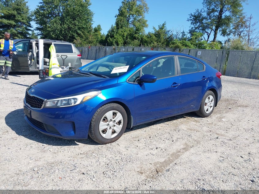Vin: 3kpfk4a7xje251012, lot: 46608119, kia forte lx 20182