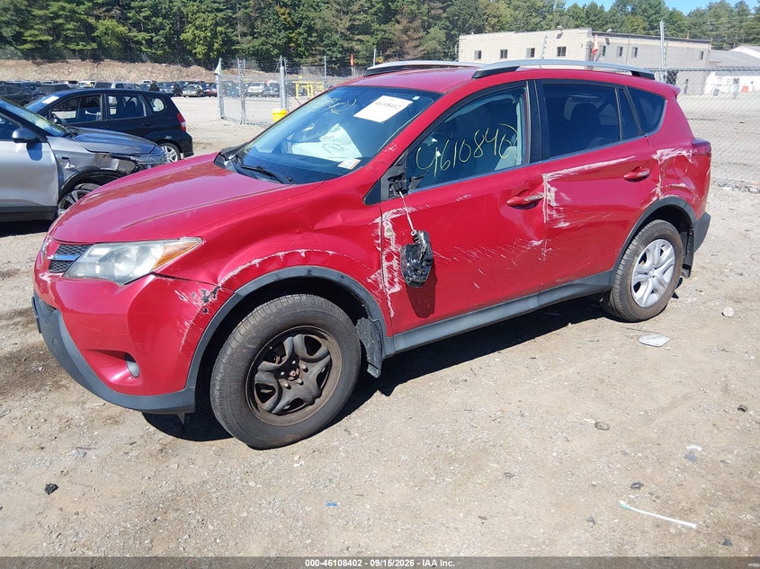 Vin: 2t3bfrev9fw347539, lot: 46608121, toyota rav4 le 20152