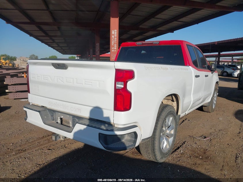 Vin: 1gcrwbeh4mz142854, lot: 46608135, chevrolet silverado 1500 2wd  standard bed custom 20214