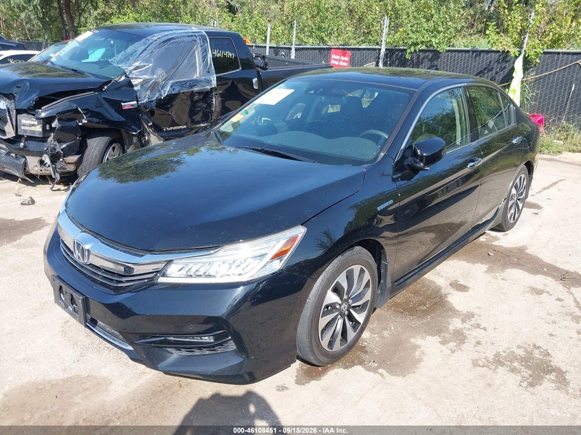 Vin: jhmcr6f70hc030456, lot: 46608167, honda accord hybrid touring 20172