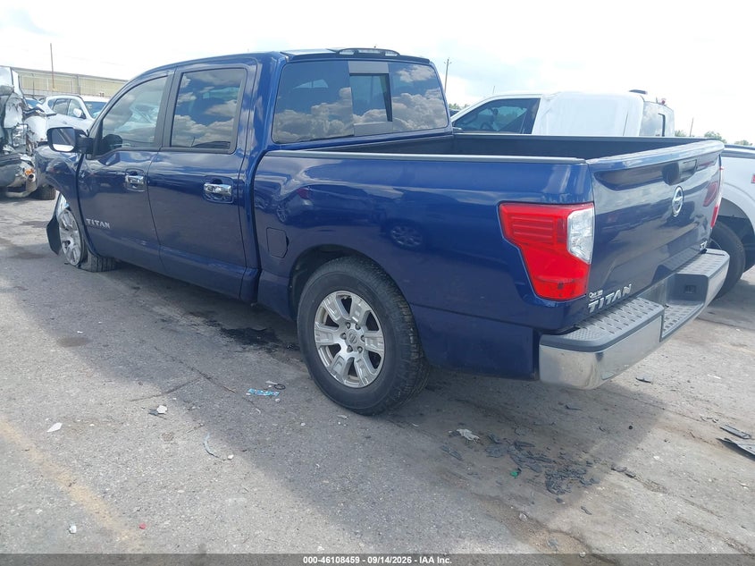 Vin: 1n6aa1ek7kn508826, lot: 46608175, nissan titan sv 20193