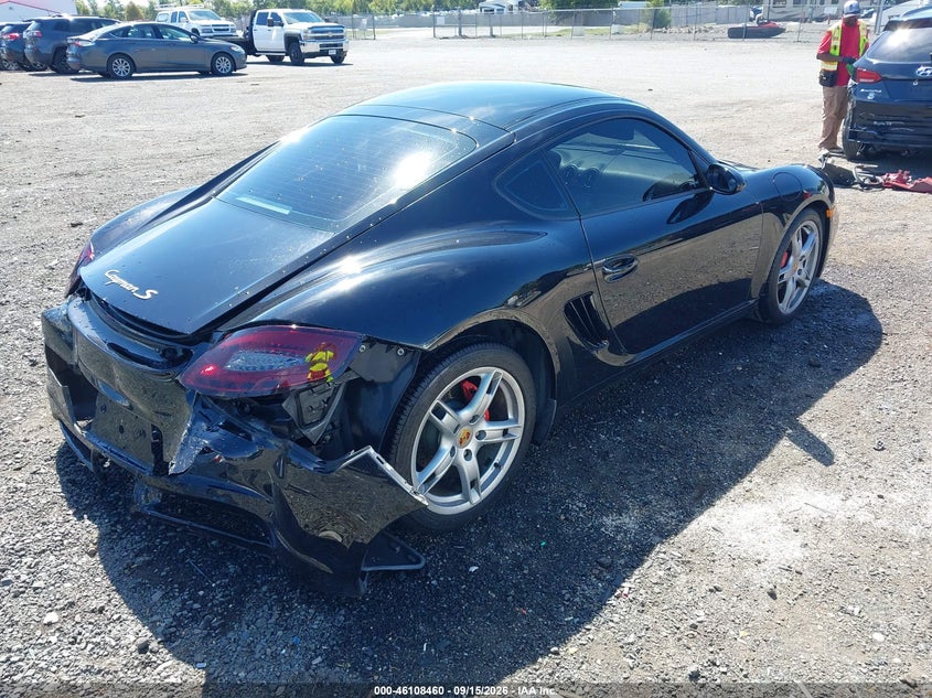 2006 Porsche Cayman, Rear, IAAI, VIN WP0AB29886U783511 — photo 2