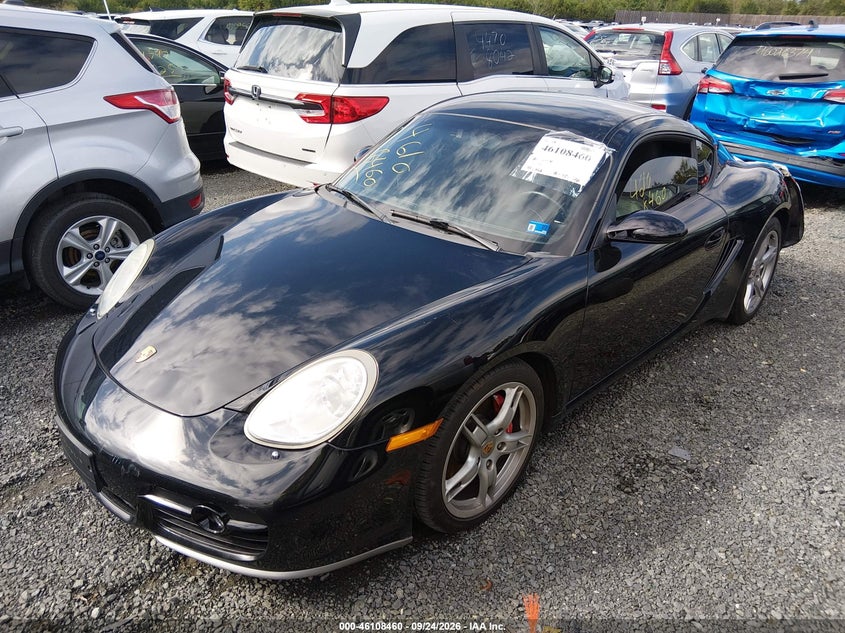 PORSCHE CAYMAN S 2006 VIN WP0AB29886U783511
