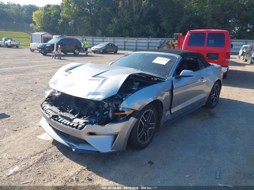 Vin: 1fatp8uh9p5102679, lot: 46608184, ford mustang ecoboost premium 20232