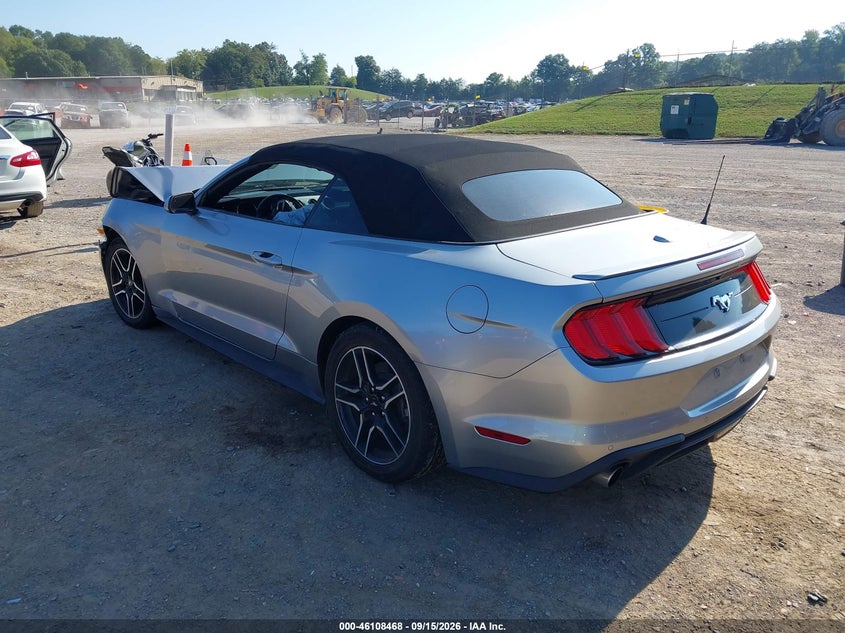 Vin: 1fatp8uh9p5102679, lot: 46608184, ford mustang ecoboost premium 20233