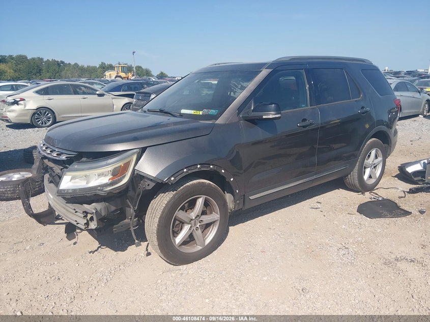 Vin: 1fm5k8d84gga41887, lot: 46608190, ford explorer xlt 20162