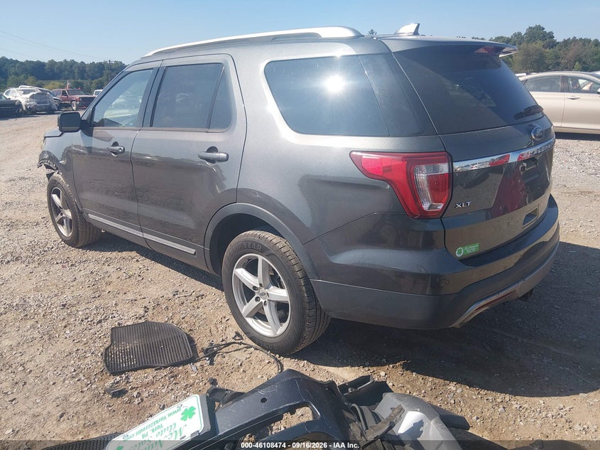 Vin: 1fm5k8d84gga41887, lot: 46608190, ford explorer xlt 20163