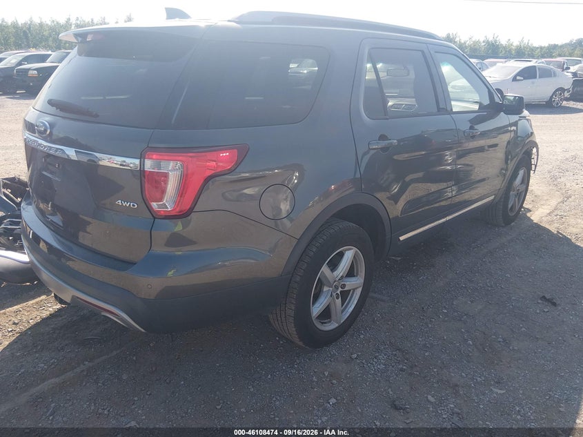 Vin: 1fm5k8d84gga41887, lot: 46608190, ford explorer xlt 20164