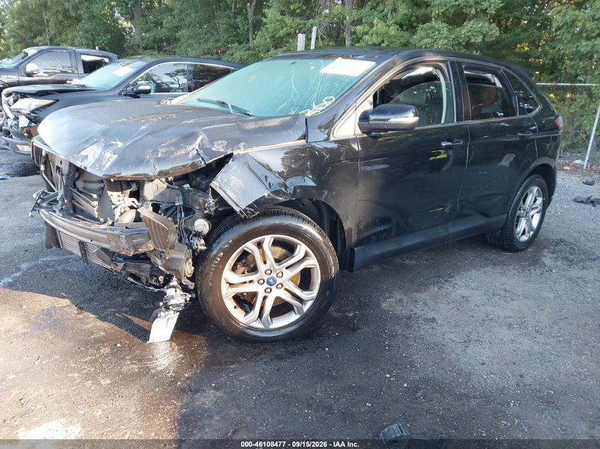 Vin: 2fmpk4k96gbb21342, lot: 46608194, ford edge titanium 20162