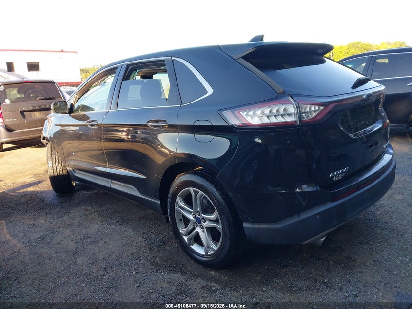 Vin: 2fmpk4k96gbb21342, lot: 46608194, ford edge titanium 20163